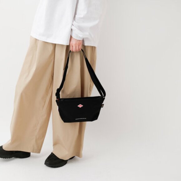 Danton Handbags - Danton Japan Shoulder Bag - Black Cordura